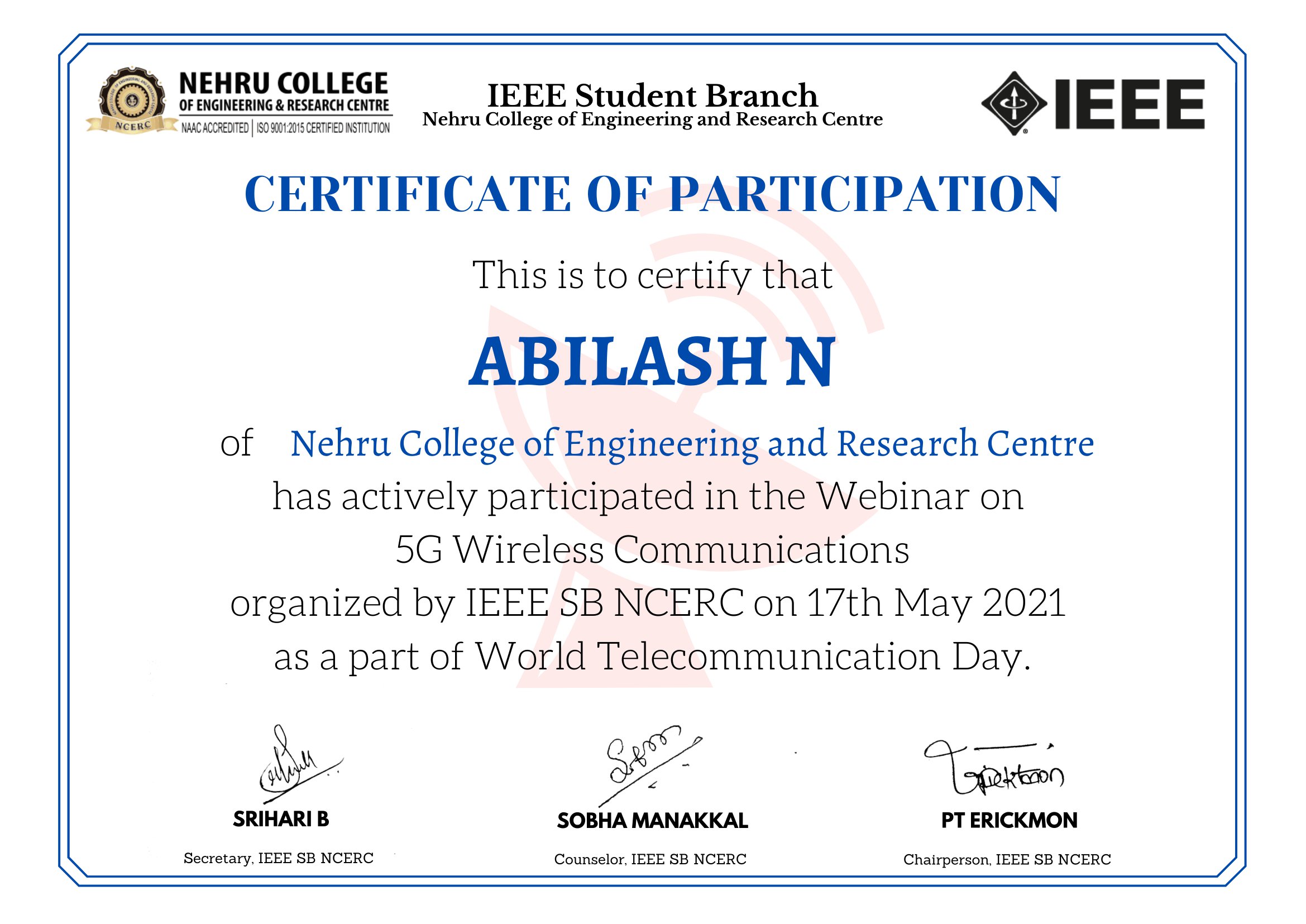 Portfolio : Abilash